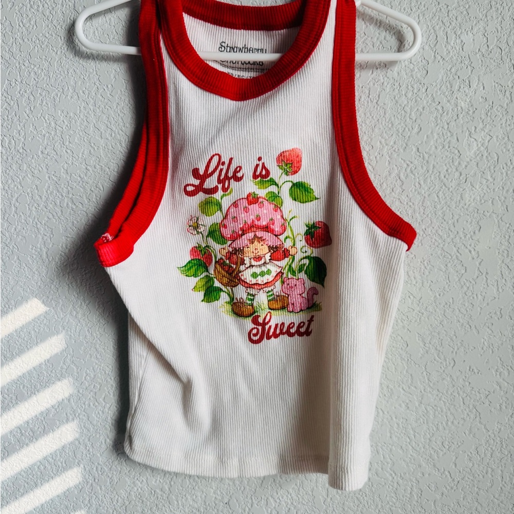 Kids Tank Top - Red & White